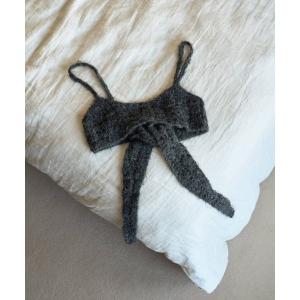 anuke Crochet Knit Bustier レディース