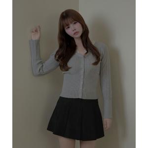ニット セーター Lace collar tina knit tops / レースカラー ティナニットトップス レディース