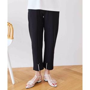 「M y u」 スラックス LARGE ブラック レディース
