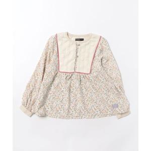 ブラウス シャツ フラワーシフォンブラウス キッズ 子供服 女の子