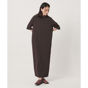 ワンピース 「MARW UNITED ARROWS」ハイネック 5分袖 ロングワンピース