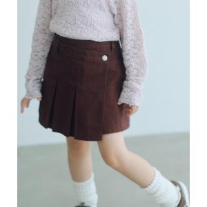 スカート ツイル アシメ キュロット / キッズ 100cm-160cm キッズ 子供服 女の子