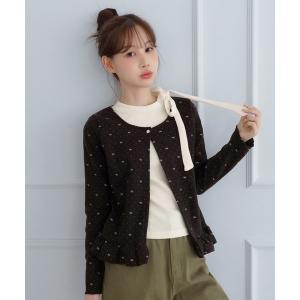 tシャツ ドットリボン モックネック レイヤードTシャツ/2026 AW COLLECTION レディース