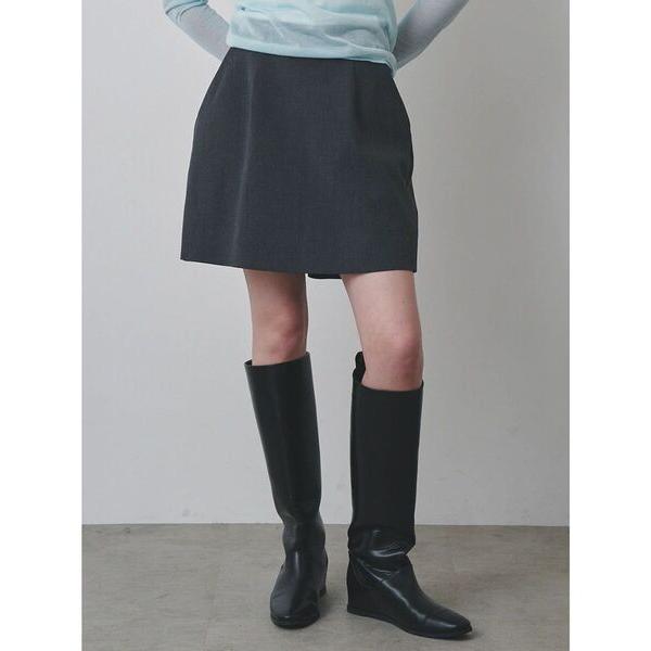 ワイドパンツ パンツ スカートレイヤードショートパンツ レディース