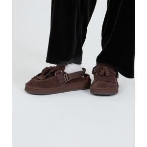デッキシューズ 「SHAKA / シャカ」キルトタッセル ミュールサンダル / SK-296 MOC MULE TASSEL SUEDE メンズ レディース