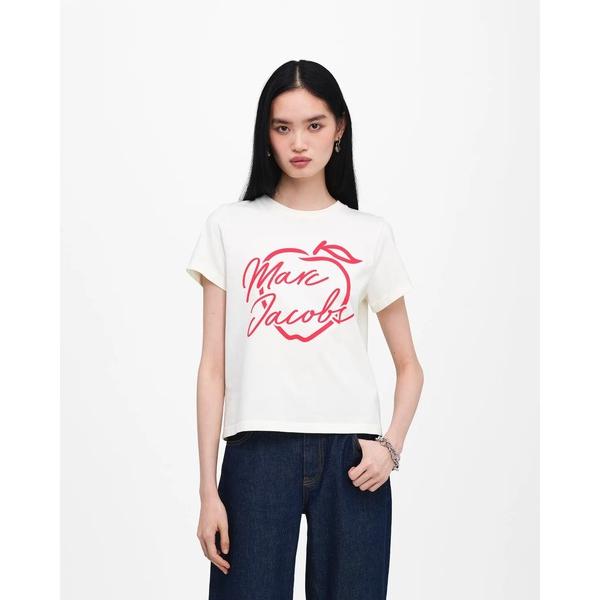 MARC JACOBS Marc Jacobs CANAL ST APPLE LOGO Tシャツ