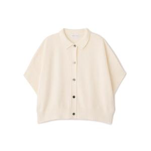 カーディガン 「大人気素材変更追加生産！/ ウォッシャブル」ブークレポロカーディガン レディース