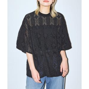 tシャツ 半袖 「追加5」LACE Tシャツ レディース
