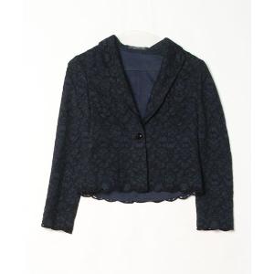「GEORGES RECH」 レースジャケット 36 ネイビー レディース