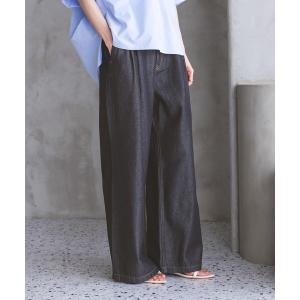 ワイドパンツ ジーンズ デニム デニムパンツ GOODデニムバギーフレア/822005 レディース
