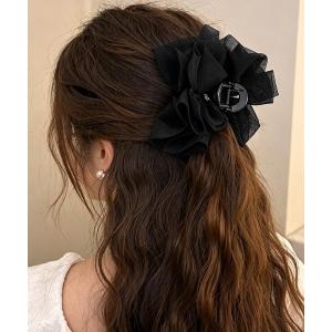 ヘアクリップ リボンバンスクリップ韓国風ヘアアクセ上品