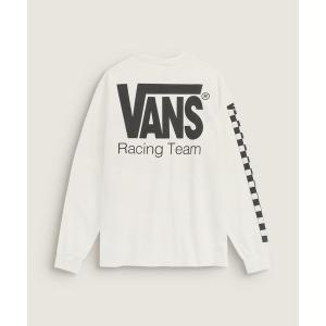 vans tシャツ VANS RACING Tシャツ / Vans Racing LS Tee marshmallow VN000X2BFS81 メンズ レディース