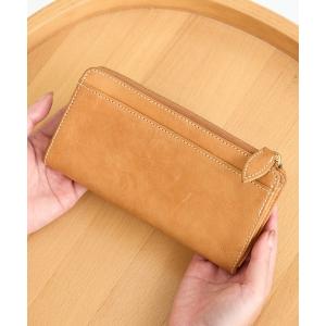 長財布 財布 zucchero 本革 薄型 L字 長財布 レディース