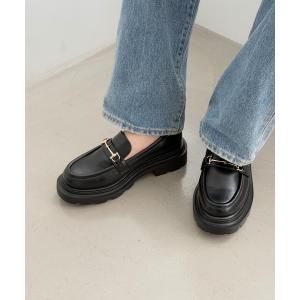 ローファー ビット モチーフ 厚底 ローファー /61308 レディース