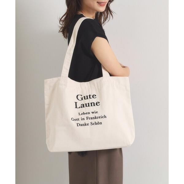 トートバッグ ロゴ刺繍ラージトート レディース