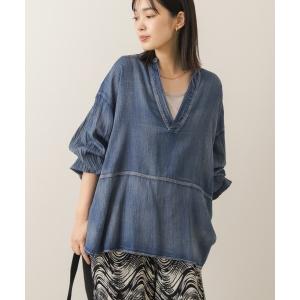 ブラウス シャツ 2オンスシアーデニムシャツ レディース