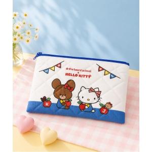 ポーチ 「 sanrio / サンリオ x くまのがっこう 」 キルティングポーチ　WNI レディース メンズ