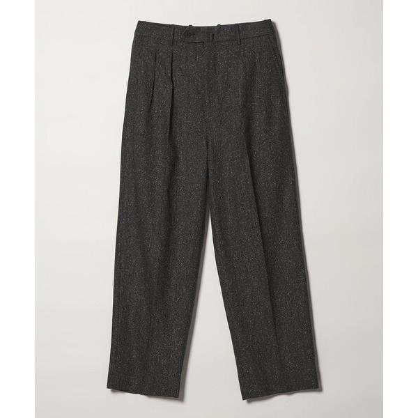 ワイドパンツ スラックス 「Steven Alan」 ネップ ヘリンボーンツイード イン ツープリー...