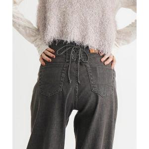ワイドパンツ パンツ 「日本製」SOMETHING LISA LACE WIDE レディース