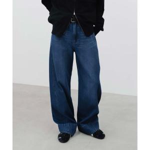 ジーンズ Twist cut wide straight denim pants / ツイストカットワイドストレートデニムパンツ メンズ レディース