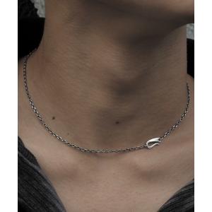 ネックレス インフルエンサー みずきち × SBG ウェーブフックネックレス Silver925 メンズ レディース