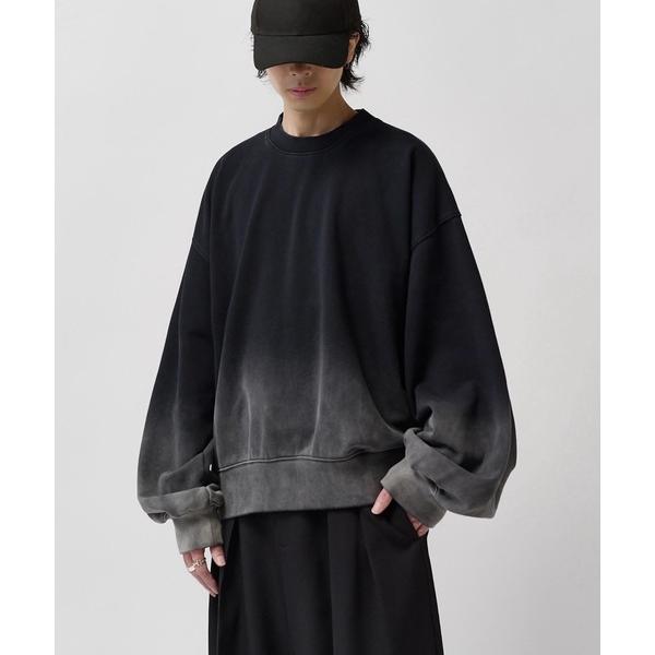 トレーナー スウェット 「Neucon」GRADATION BLEACH OVER SWEAT / ...