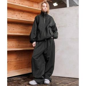 ブルゾン アウター 「VOAAOV」CONSCIOUS HARDASS NYLON Oversize Zip Blouson メンズ レディース