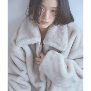 ブルゾン アウター TISSAVEL フェイクファーショートコート レディース