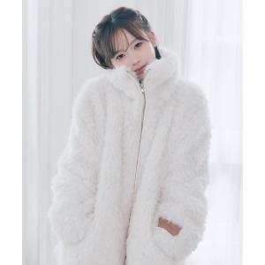 ブルゾン アウター Fluffy Fur Blouson レディース
