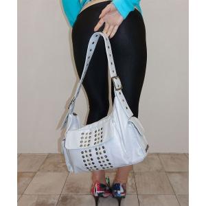 ショルダーバッグ バッグ Stud Eyelet Shoulder Bag レディース