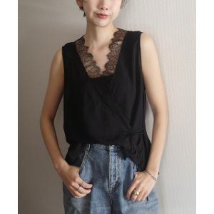 「追加」solstiss frenchlace ジレ 4 レディース