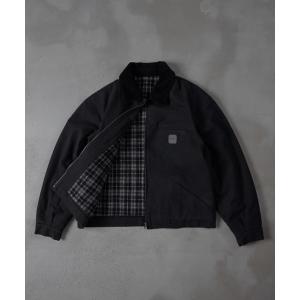 ブルゾン アウター CHECK LINING DUCK SHORT BLOUSON／チェックライニングダックショートブルゾン メンズ レディース