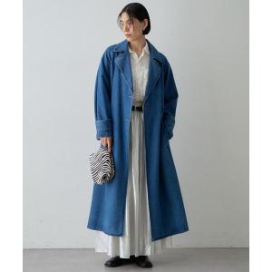 トレンチコート コート デニムトレンチコート レディース