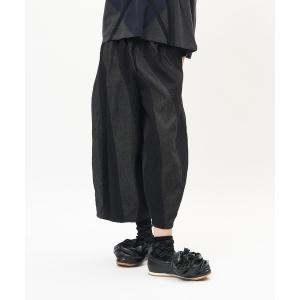 ワイドパンツ ジーンズ デニム デニムパンツ マーブルデニムパンツ レディース メンズ