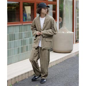 ジャケット テーラードジャケット 限定展開 Relax Fit リラックスフィット コーデュロイ セットアップ / テーラードジャケット / ワイドパンツ メンズ｜ZOZOTOWN Yahoo!店