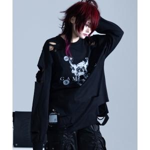 tシャツ 「Gamchu/ガムチュ」COULD’VE CUT IT MORE. BUT I’LL STOP HERE. 2Pダメージ加工L/STEE レディース メンズ