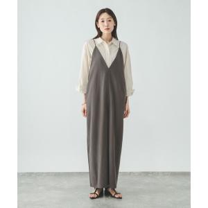 サロペット オーバーオール フィブリルツイルキャミサロペ/678607 レディース