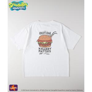 tシャツ 半袖 「スポンジ・ボブ」プリントTシャツ（親子リンク） レディース