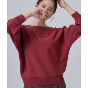 ニット セーター 「洗濯機可」軽やかさらタッチ インせず着られる すっきり見えドルマンニット レディース