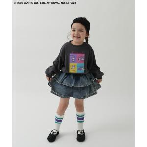 tシャツ 「90-150cm」「サンリオキャラクターズ」綿100% フロントプリントロンT キッズ 子供服 男の子 女の子
