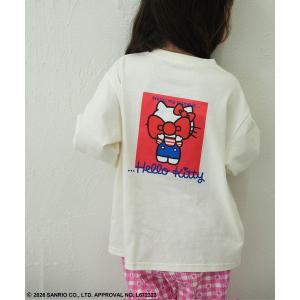 tシャツ 「90-150cm」「サンリオキャラクターズ」綿100%　バックプリントロンT キッズ 子供服 男の子 女の子
