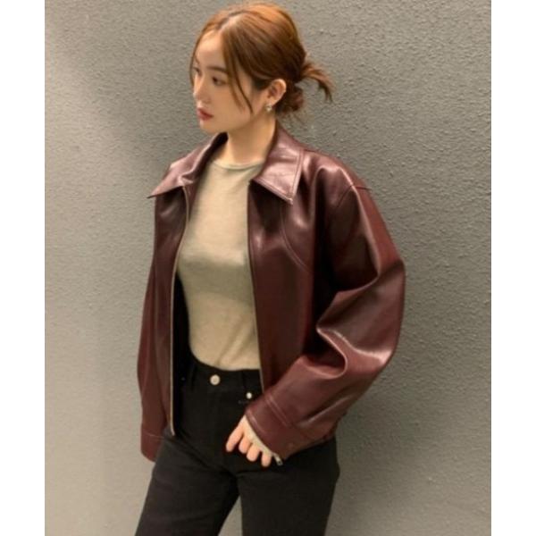 レザージャケット ライダース ライダースジャケット「韓国ファッション」 レディース