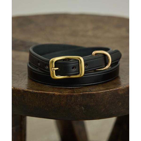 ベルト 「TORY LEATHER（トリーレザー）」3/4 wide plain creased b...
