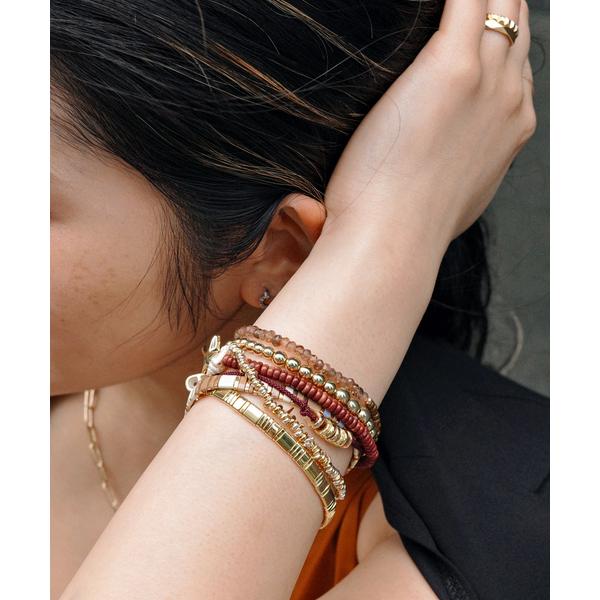 ブレスレット 「SHASHI/シャシ」別注Custom Bracelet 2 Bordeaux レデ...