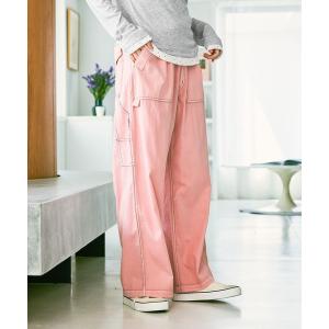 ワイドパンツ パンツ ガーメントダイペインタパンツ レディース｜ZOZOTOWN Yahoo!店