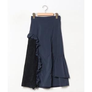 「Re.Verofonna」 スカート SMALL ネイビー レディース