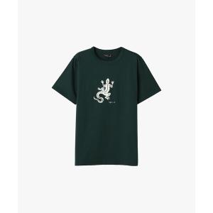 tシャツ メンズ アイコニック コットン 半袖 Tシャツ ”Lezard メンズ