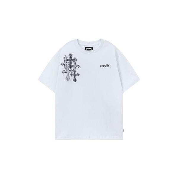 tシャツ Tシャツ｜Multiple Cross Rhinestone Tee｜SUPPLIER メ...