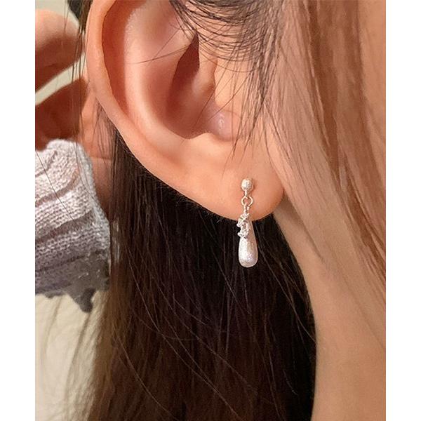 ピアス シルバー雫ドロップピアス/両耳用/レディース(T3) レディース メンズ