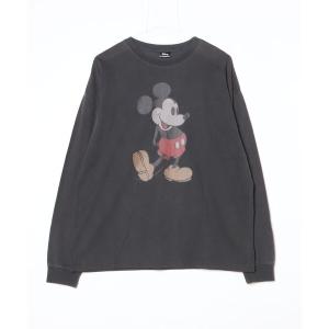 tシャツ DMK-LST22 PIGMENT LONG SLEEVE TEE MICKEY メンズ レディース